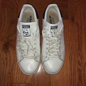 Adidas Stan Smith White Navy Size 10.5 Used